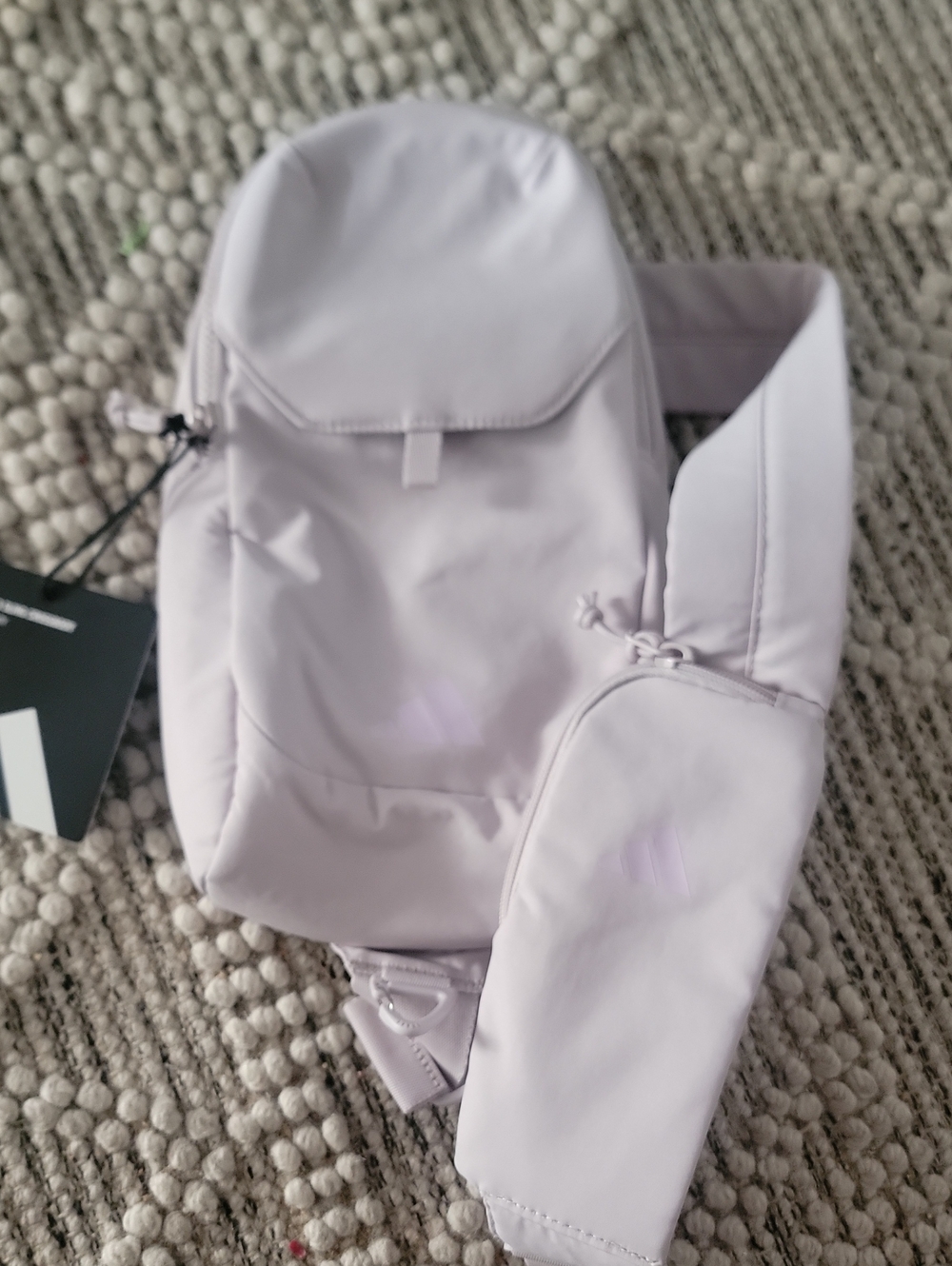 adidas Light Lavender Crossbody Sling Bag